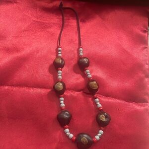 O-H-I-O!!!  Buckeyes necklace for your next game day!!